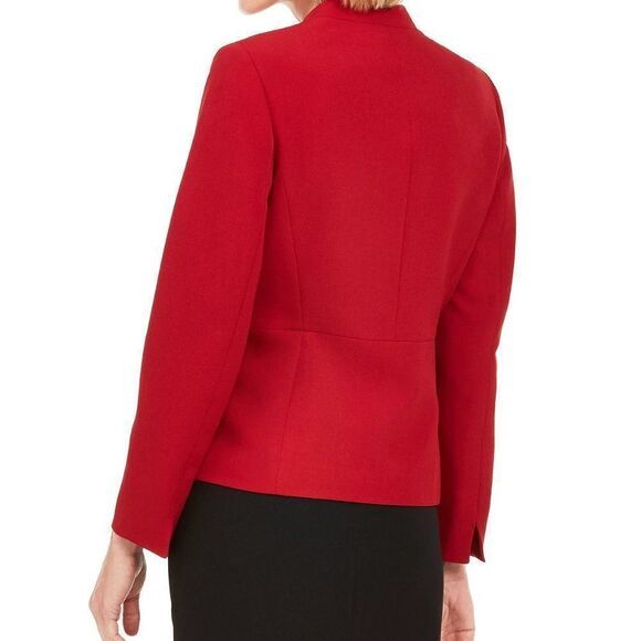 Le Suit Wing-Lapel Blazer size 16 in Red - NEW - Picture 2 of 15